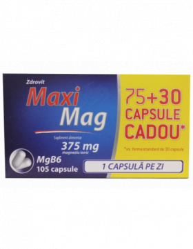 ZDROVIT MAXIMAG 75 CAPSULE + 30 CAPSULE CADOU