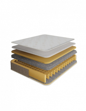 Set Saltea Superortopedica Lux ROMA 140x200x23 plus Pilota microfibra iarna 180x200