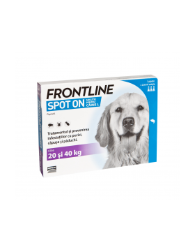 Frontline Spot On L (20-40 kg) - 1 Pipeta Antiparazitara (Fipronil)