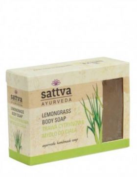 Sapun cu glicerina si lemongrass, 125g– Sattva Ayurveda