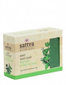 Sapun cu glicerina si menta, 125g – Sattva Ayurveda