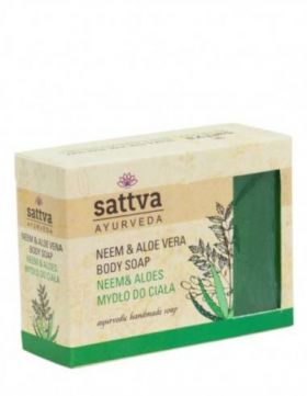 Sapun cu glicerina si neem, 125g – Sattva Ayurveda