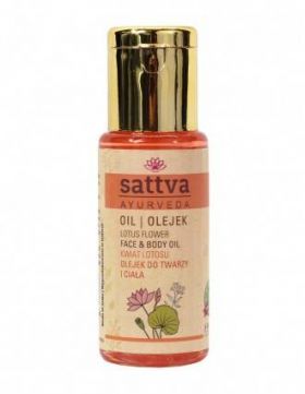 Ulei pentru fata si corp cu Lotus 50ml – Sattva Ayurveda