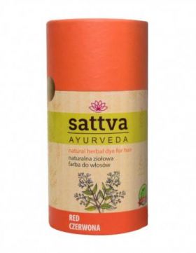 Vopsea de par Henna Pura - rosu, 150gr – Sattva Ayurveda