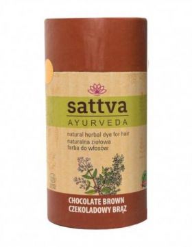 Vopsea Henna Ciocolatiu Deschis 150gr – Sattva Ayurveda