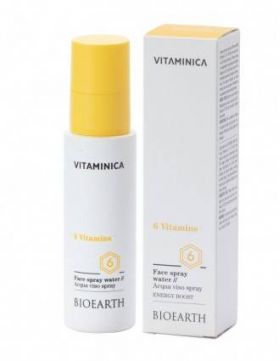 Apa de fata spray cu 6 vitamine si acid hialuronic 100ml – Vitaminica Bioearth