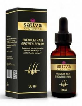 Ser pentru cresterea parului barbati si femei 30ml – Sattva Ayurveda