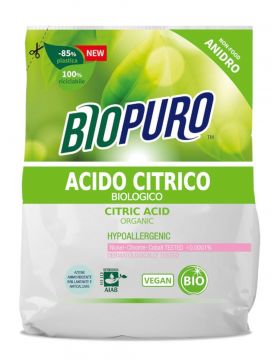 Acid citric pentru menaj, 450 g, Biopuro