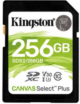 Card memorie Kingston SDXC Canvas Select Plus Class 10 UHS-I 256GB