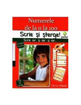 Scrie si sterge - Numerele de la 0 La 100