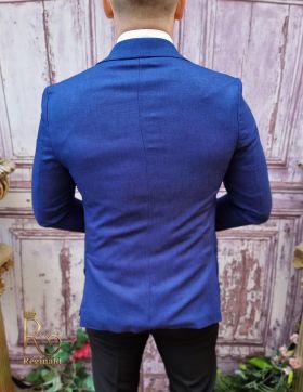 Sacou de bărbați, Slim Fit, Albastru-SC791