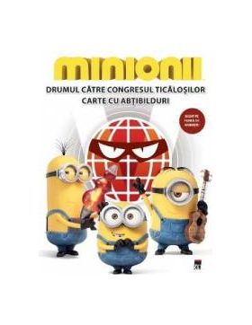 Minionii - Drumul catre congresul ticalosilor - Carte cu abtibilduri