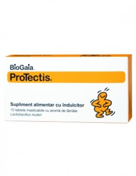 BIOGAIA PROTECTIS LAMAIE 10 TABLETE MASTIABILE