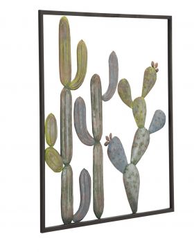 Decoratiune de perete Cactus -C, Mauro Ferretti, 50x50 cm, fier