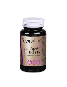 Apetit Detox, controleaza greutatea si glicemia, 60 capsule, DVR PHARM