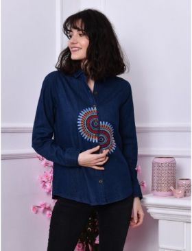 Camasa de dama, broderie, engros