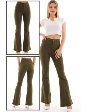 PANTALONI DAMA ELASTICI EVAZATI EN-GROSS