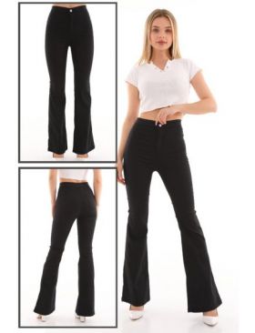 PANTALONI DAMA ELASTICI EVAZATI EN-GROSS