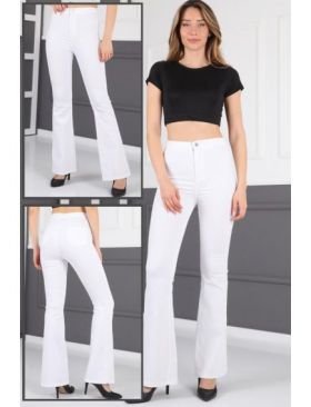 PANTALONI DAMA ELASTICI EVAZATI EN-GROSS