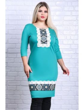 Rochie Angro Cu Accente Traditionale