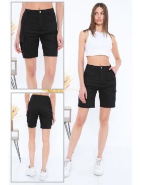 PANTALONI SCURTI CU BUZUNARE EN-GROSS