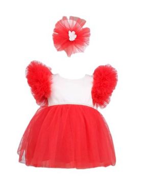 Rochie botez Bulgarasi rosu, en-gros