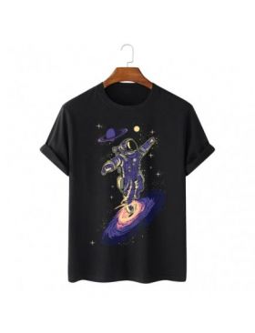 Tricou Barbati Negru "Black Hole" Engros