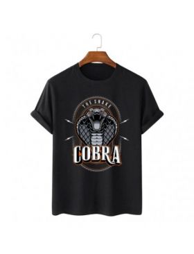 Tricou Barbati Negru "Cobra" Engros