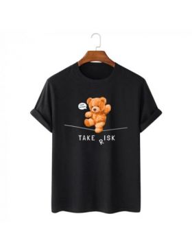 Tricou Barbati Negru "Have no fear" Engros