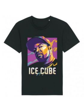 Tricou Barbati Negru "Ice Cube" Engros