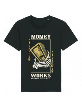 Tricou Barbati Negru "Take My Money" Engros