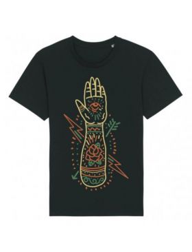 Tricou Barbati Negru "Tattooed Hand" Engros