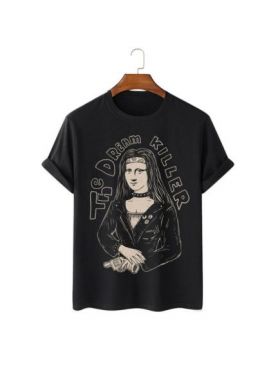 Tricou Barbati Negru "The Dream Killer" Engros