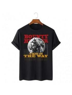 Tricou Barbati Negru "This Is The Way" Engros