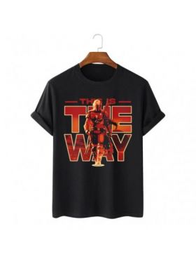 Tricou Barbati Negru "This Is The Way" Engros