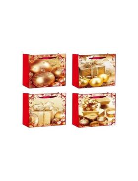 SET 12 PUNGI IMPRIMEU CRACIUN ENGROS 30X41CM
