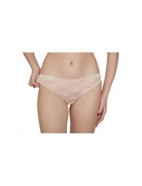 Chilot tanga dama, dantela Simona Engros, Bej