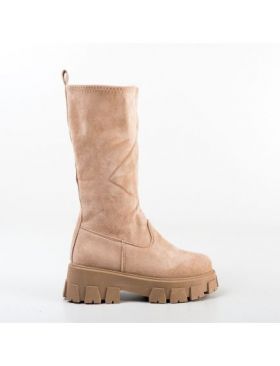 Cizme Engros dama Mustard, Crem