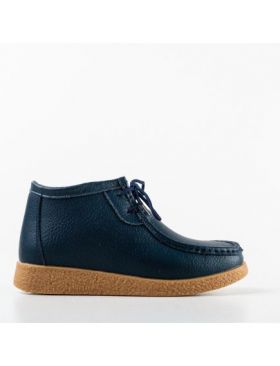Pantofi casual din piele naturala Engros dama Munela Albastru
