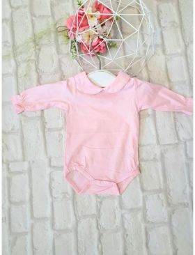 Body baby cu guleras roz en-gross