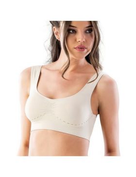 Bustiera sport modelatoare microfibra 9317 Engros