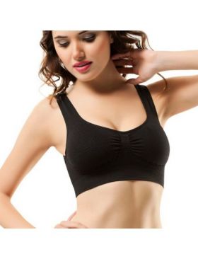 Bustiera sport modelatoare microfibra 9317 Engros