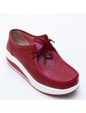 Pantofi casual Engros Baroco Rosu