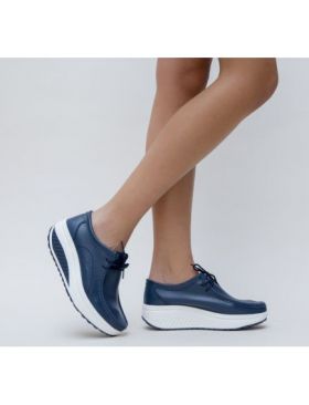 Pantofi casual Engros din piele naturala dama, Roly Bleu