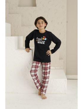 Pijama baietei din bumbac,Engeos