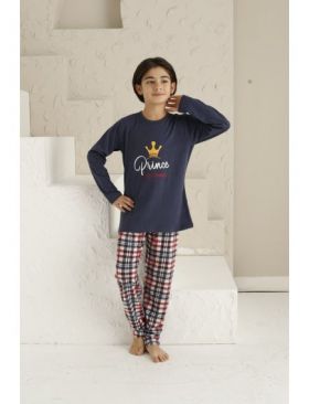 Pijama baietei print Prince,Engros