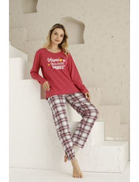 Pijama dama print Mama,Engros