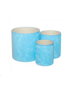 Set inalt 3 cutii rotunde pentru aranjamente florale pret engros