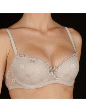 Sutien cu push-up din dantela Brigitte cupa B Engros