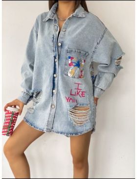 Cămașă denim en gros